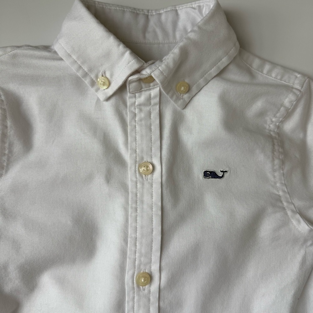 Vineyard Vines Toddler 2T Pullover & Oxford Shirt Bundle Light Blue White - Picture 7 of 10
